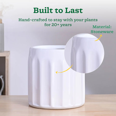 Blushing Sun Ceramic Pot