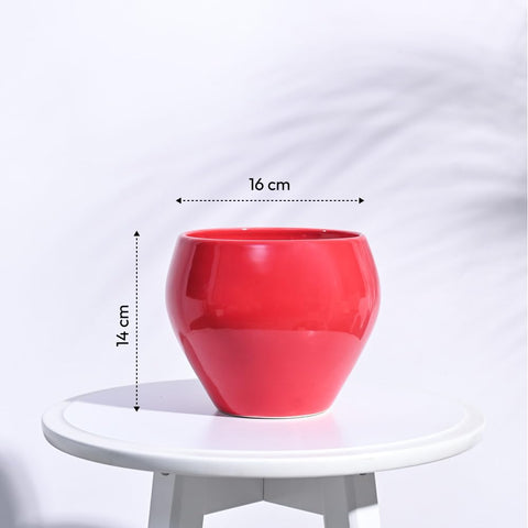 Apple Ceramic Pot