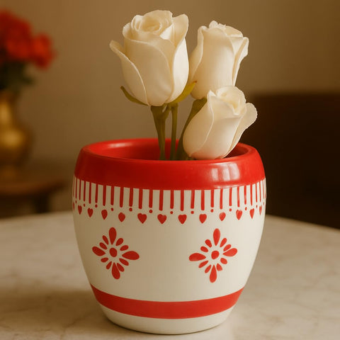 Gamla Flower Ceramic Pot