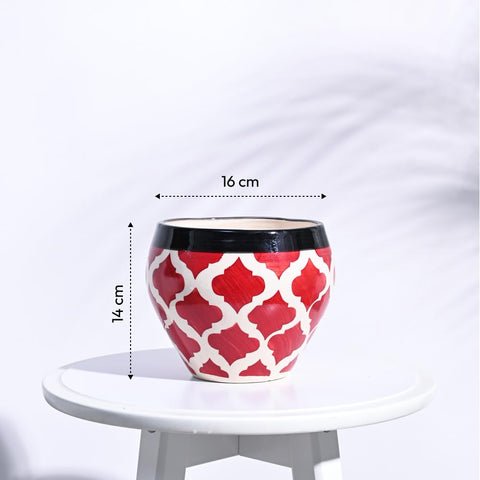 Apple Ceramic Pot
