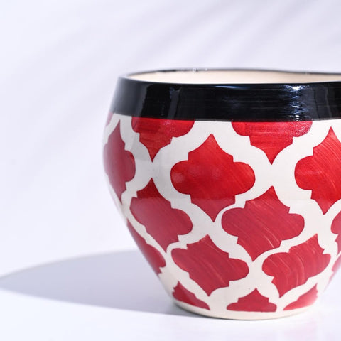 Apple Ceramic Pot