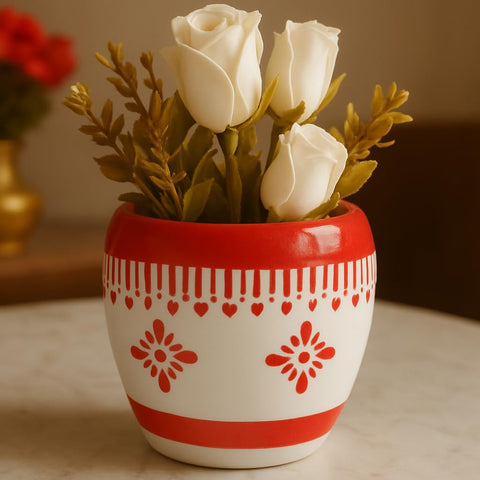 Gamla Flower Ceramic Pot