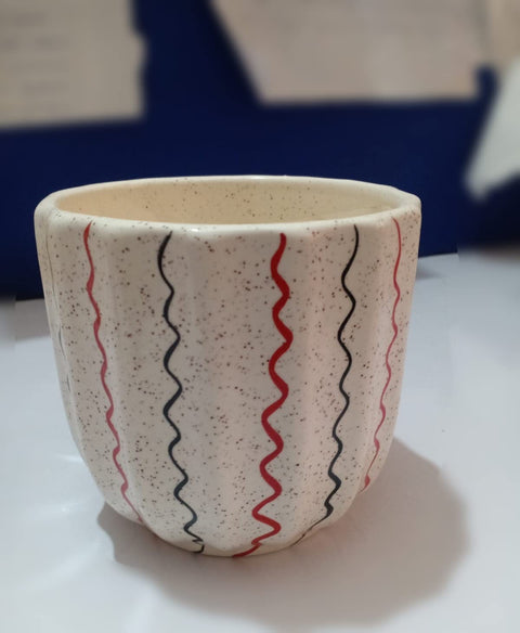 Wavie Ceramic Pot