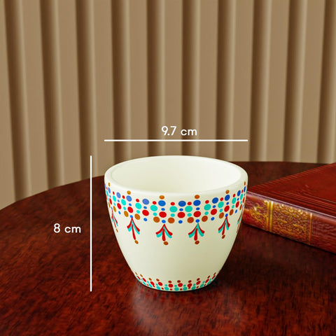 Tribal Dotted Ceramic Pot