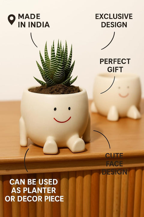Mini Mannequin Ceramic Pot