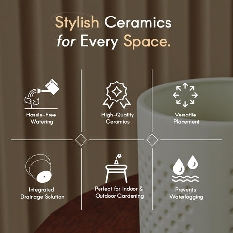 Tone Ceramic Planter