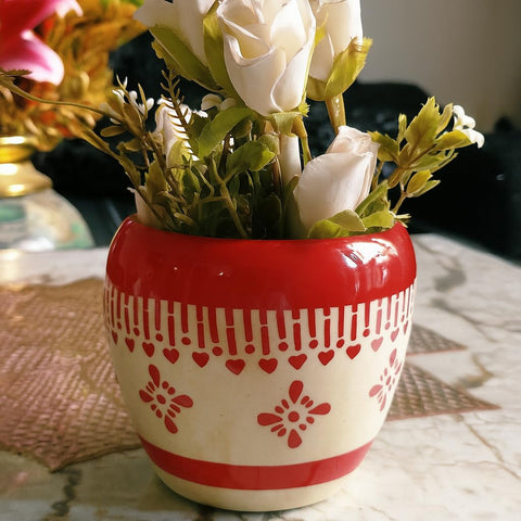 Gamla Flower Ceramic Pot
