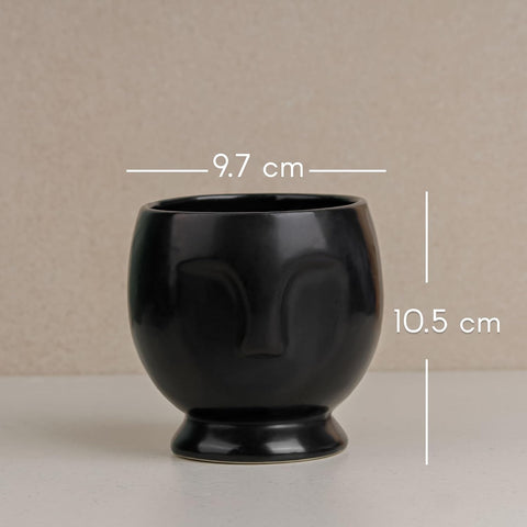 Face Ceramic Pot