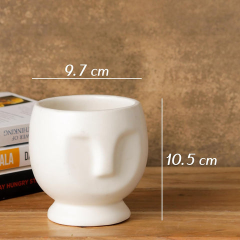 Face Ceramic Pot