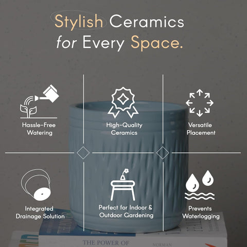 Sleek Ceramic Pot