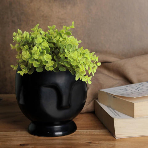 Face Ceramic Pot