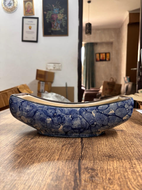 Boat Shaped Ceramic Pot