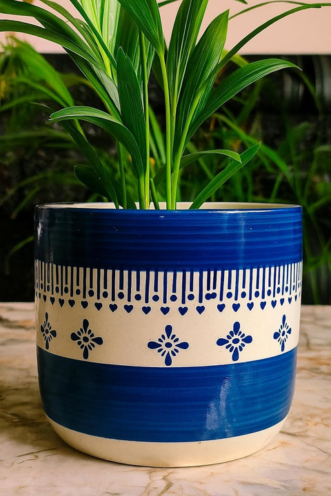 Falling Daisy Ceramic Pot