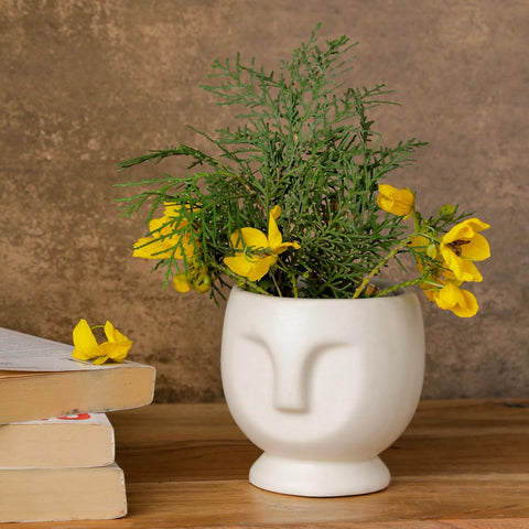 Face Ceramic Pot