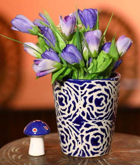 Flow Pattern Ceramic Pot
