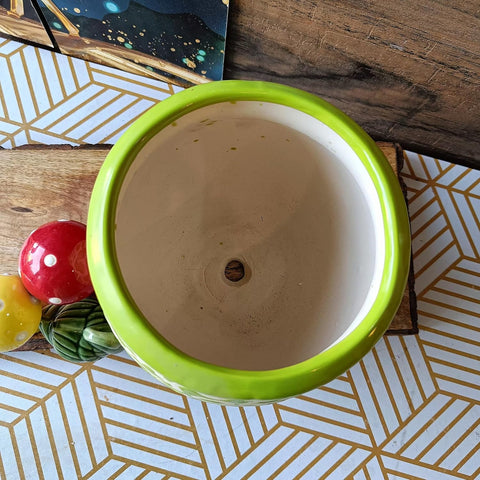 Handcrafted Flower Ceramic Pot