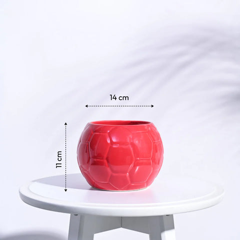 Football Ceramic Pot