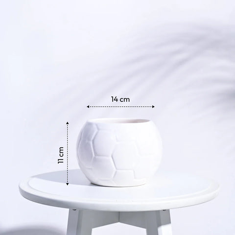 Football Ceramic Pot