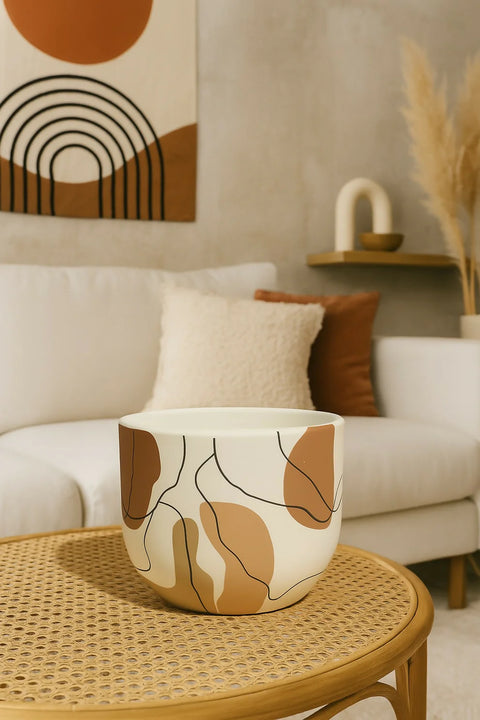 Abstract Ceramic Pot